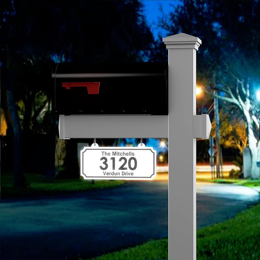 4Ever Products The Loudon Vinyl/PVC Mailbox Post No Dig System (Includes Mailbox)