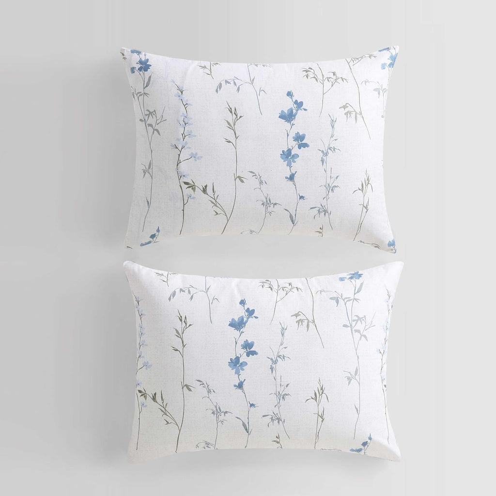 Calvin Klein - Queen Comforter Set, Cotton Floral Bedding with a Naturally Soft Feel, 3 Piece Bed Set with Matching Pillowcases (Wildflower Beige)