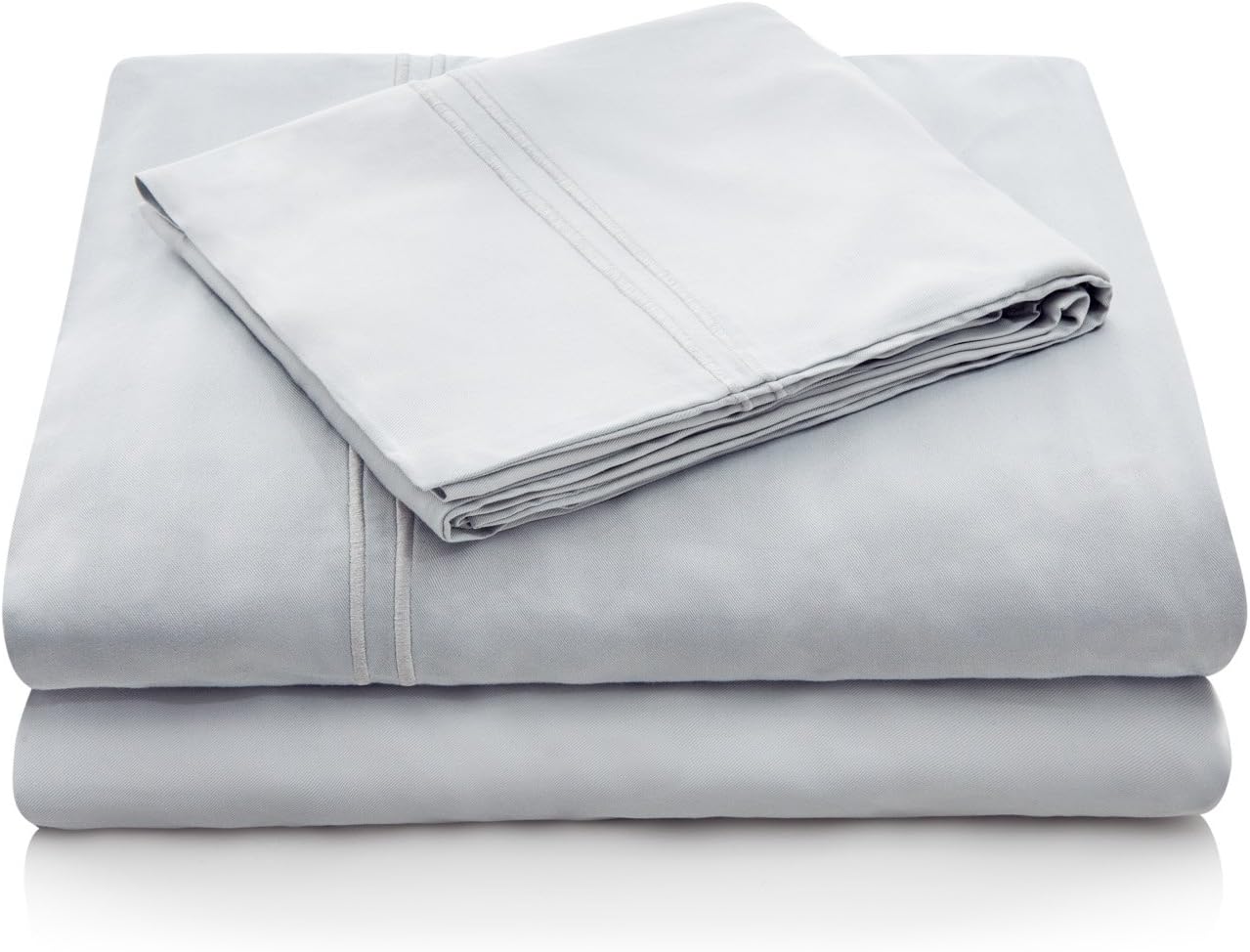 MALOUF 100% Rayon from Bamboo Sheet Set, Full XL, Ash