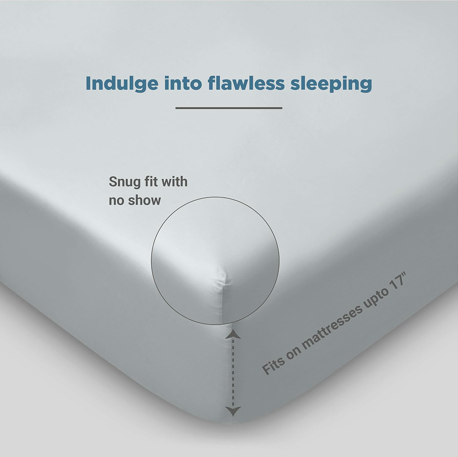 Fabdreams 100% Organic Cotton Percale Weave Queen Size Sheet Set 300 TC, GOTS Certified, Cool & Crisp, Breathable, Fits Mattresses Up to 17' Deep, Skin-Friendly, Durable Luxury – Ivory