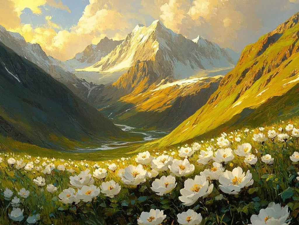 Mountain Diamond Art Kits for Adults, Landscape Diamond Painting Large 48'x36', 5D DIY Gem Art Crafts for Adults Mosaic Kits, Full Drill Round Dimond Dots Crystal Paintings for Home Decor -zjn2501122