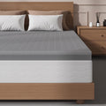 Sleepmax Extra Firm Mattress Topper King Size 4 Inch - Firm Memory Foam Bed Topper Pressure Relief - Ventilated Cooling High-Density Foam Pad Extra Hard - No Odor, CertiPUR-US Certified