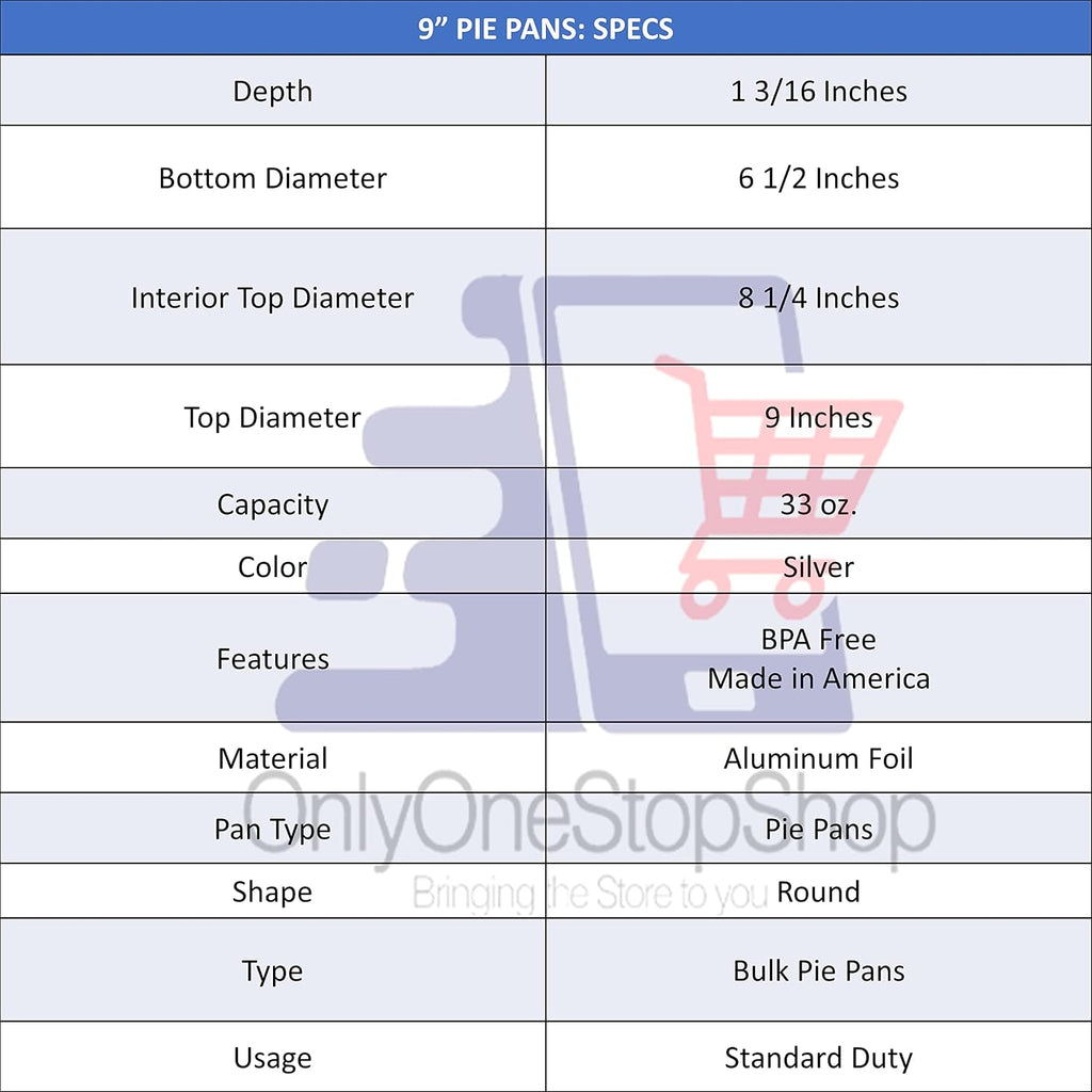 9'' Pie Pans/Disposable Plates/Aluminum Foil Quiche Pan/Tart Tins/Pie Tins/Aluminum Pie Pans/Freezer & Oven Safe(2000)