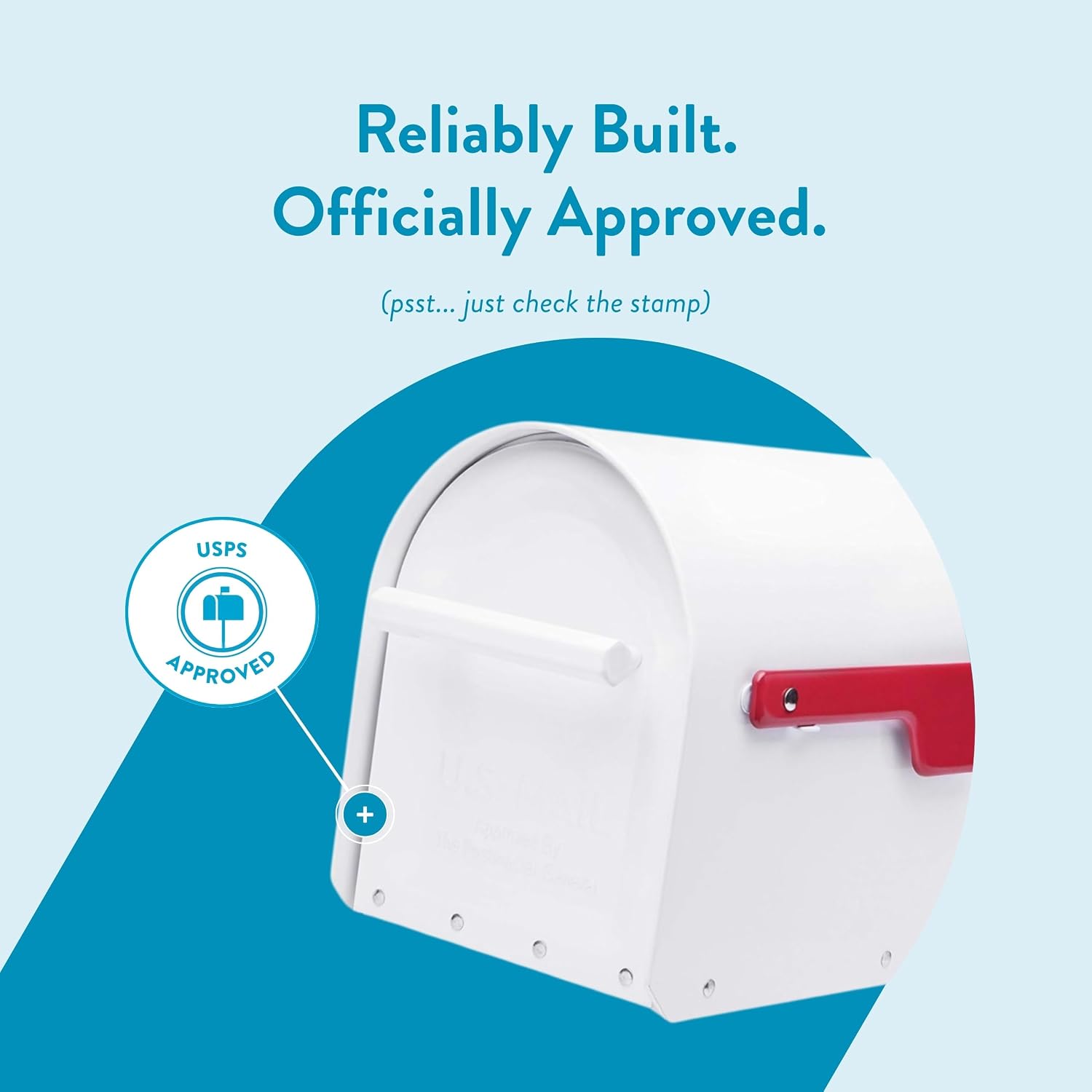 Architectural Mailboxes 5560W-R-10 Sequoia Postmount Mailbox, Large, White, 20. 79 in. x 8. 03 in. x 9. 72 in.