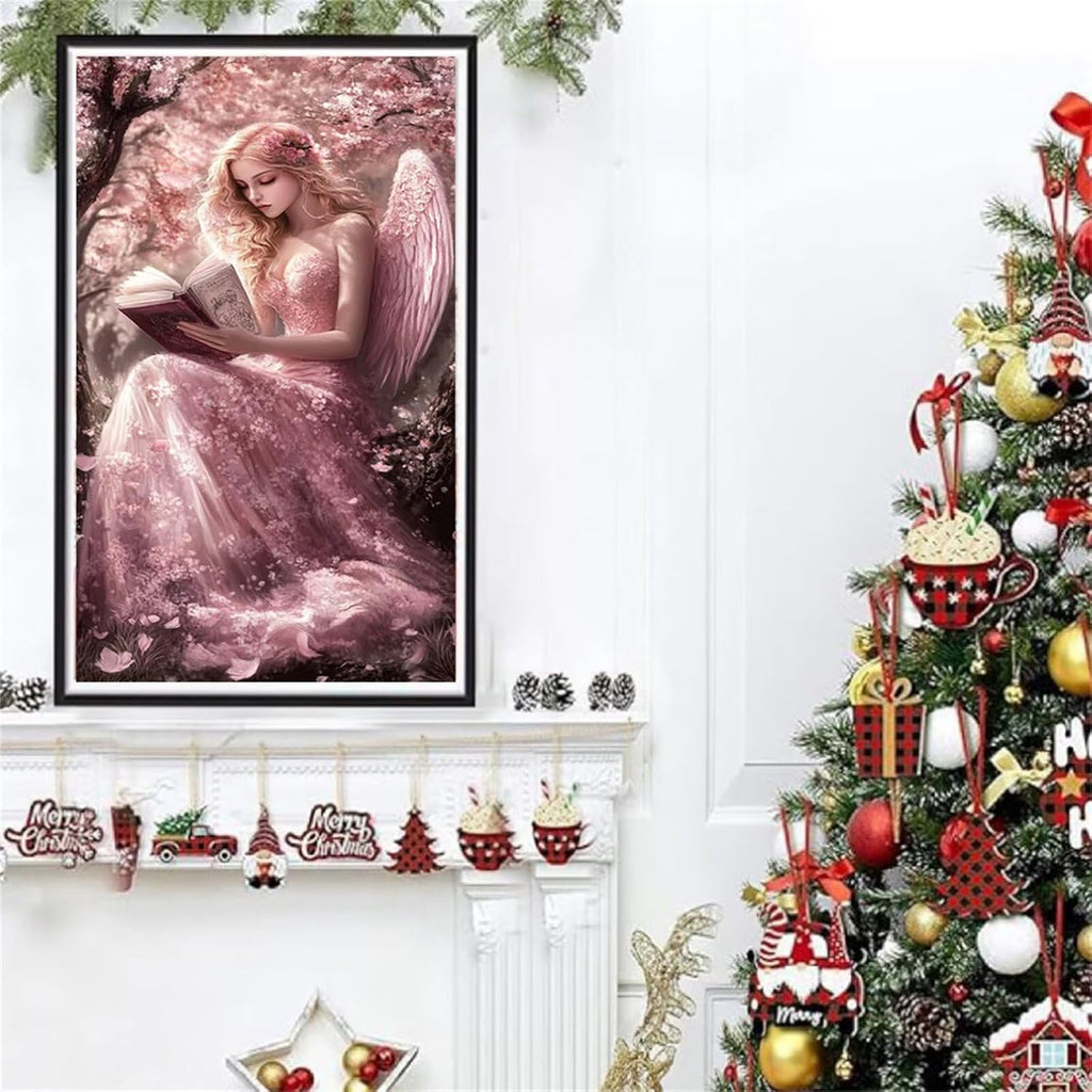 Diamond Art Kits for Adults Girl Diamond Painting Kits, 5D Square Wing Full Drill Dimond Art Paintings Crystal Rhinestones Crafts for Adults for Gift Home Wall Decor, Large Size 36 x 72 Inch, Model918