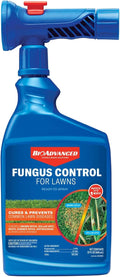 BioAdvanced Fungus Control for Lawns, Ready-to-Spray, 32 fl oz, 5,000 Sq Ft, Lawn Fungicide (Pack of 8)