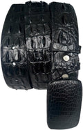 Genuine Alligator Leather Belts Buckle for Men, Crocodile Skin Belt for Mens