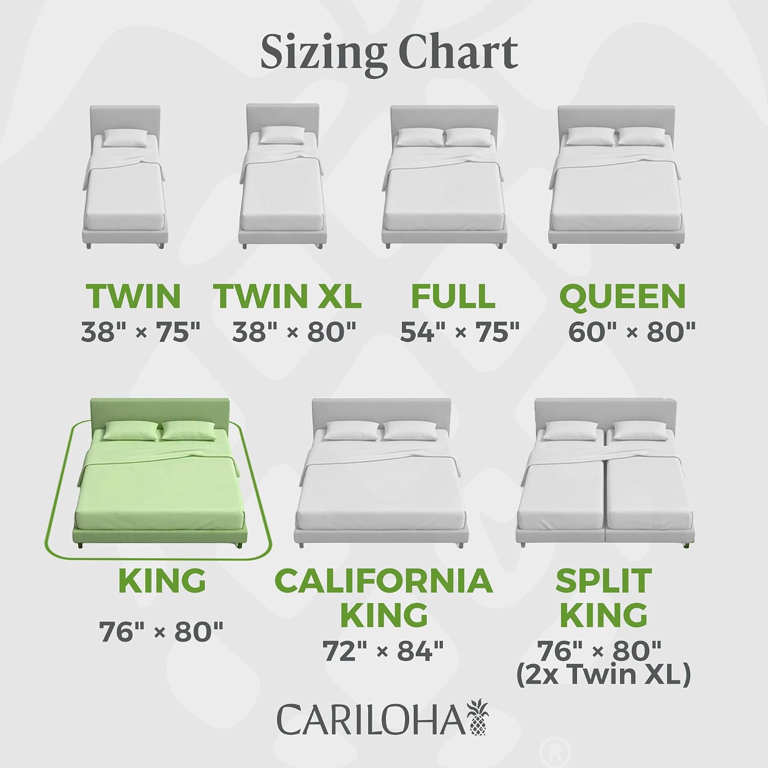 Cariloha Classic 100% Organic Bamboo Viscose Sheets - 4-Piece King Sheet Set - 18 in Extra Deep Pockets - Soft, Cooling, Hypoallergenic Sheets - Oeko-TEX Standard 100 - Ivory