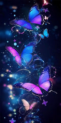 Diamond Art Kits for Adults Butterfly Diamond Painting Kits, 5D DIY Square Dream Full Drill Dimond Art Paintings Crystal Crafts for Adults for Gift Home Wall Decor, Large Size 40 x 80 Inch, Model840