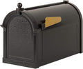 Whitehall Products Capital Mailbox, Black