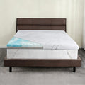 Extra Firm Mattress Topper King Size 4 Inch, Cooling Egg Crate Gel+Bamboo High Support Mattress Pad with Removable Cover, Bed Topper for Pain Relief,No Smell,CertiPUR-US, 79 * 75