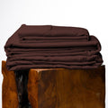 Olive + Crate Tencel Lyocell Eucalyptus Queen Size Sheet Set - Cooling Tencel Sheets for Hot Sleepers with 18 Inch Deep Pocket Fit - Cacao 4-Piece Set