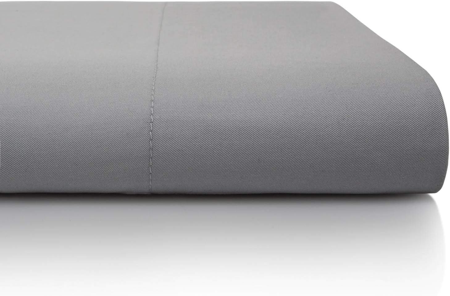 MALOUF 100% Rayon from Bamboo Sheet Set, California King, Ash