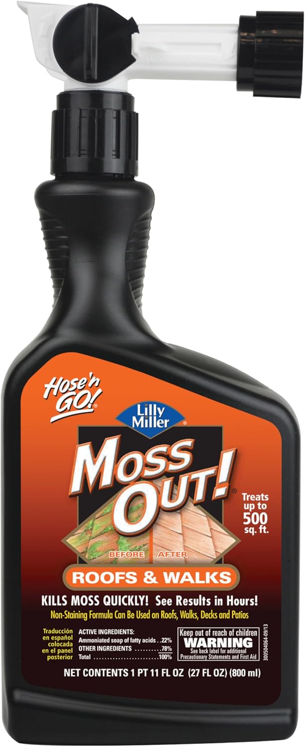 Central Garden Brands Moss Out Roofs, 27-Ounce (Pack of 6)