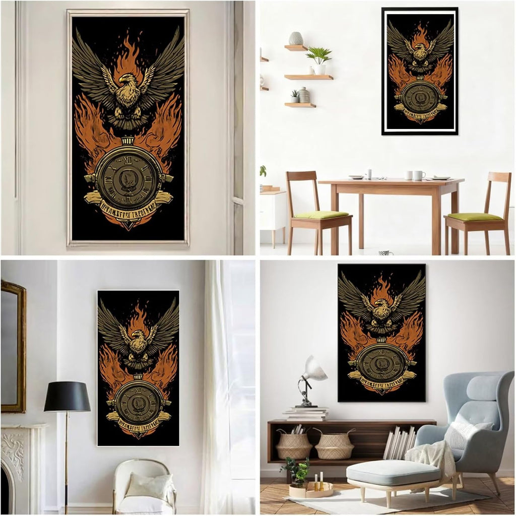 Diamond Art Kits for Adults Eagle Diamond Painting Kits, 5D DIY Square Animal Full Drill Dimond Art Paintings Rhinestones Crafts for Adults for Gift Home Wall Decor, Large Size 36 x 72 Inch, Model996
