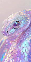 Diamond Art Kits for Adults Pink Diamond Painting Kits, 5D DIY Square Snake Full Drill Dimond Art Paintings Crystal Rhinestones Crafts for Adults for Home Wall Decor, Large Size 36 x 72 Inch, Model780
