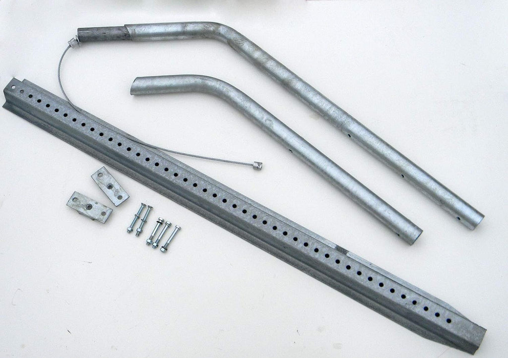 RTC SwingAway Mailbox Support, 36-inch arm, Galvanized Steel Mailbox Post Swings Away When Impacted