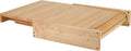 Rev-A-Shelf Pull Out Tambour Table/ Counter Extension Top for 21.77' Drawers, Sliding Kitchen Cabinet Storage Shelf, Maple Wood, 4TT-2133-1