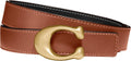 COACH 25mm Sculpted C Reversible Belt