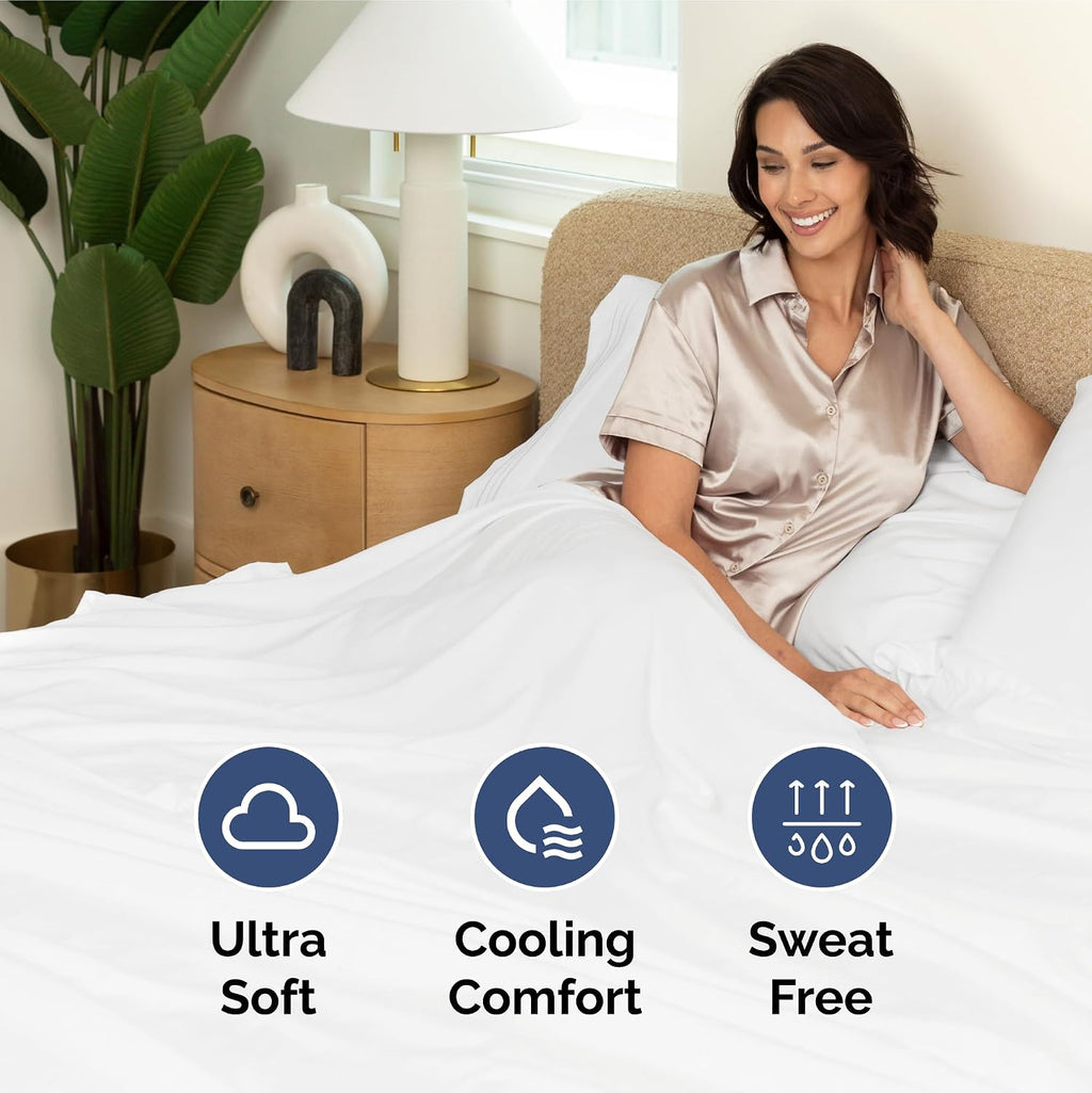 1000 Series- Extra Long Staple 100% Egyptian Cotton Sheet Set,Sateen Weave, Hotel Quality Soft Luxury Bedding, Twin XL Size 4 Piece Sheet Set Fit 9' Inch to 12' Deep Black Stripe.