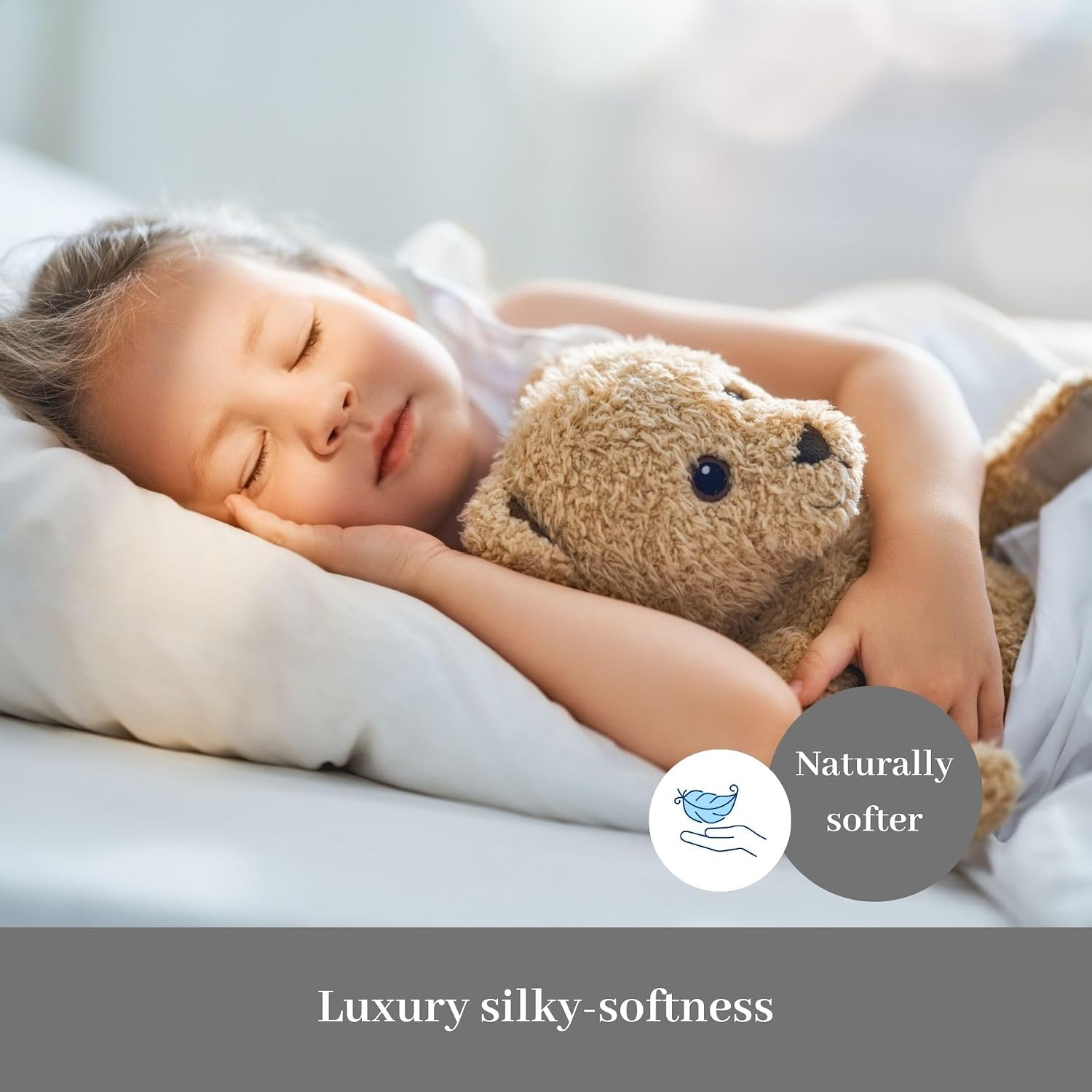 DreamFit DreamChill Cooling Bamboo Viscose Sheets for Hot Sleepers with Elastic Corner Straps 20 inch Extra Deep Pocket Breathable Silky Soft 100% Crafted in USA Full XL Sheet Set Ivory