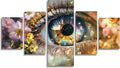 Eye Diamond Art 5 Piece Diamond Painting Dream 5D DIY Full Square Drill Dimond Art Paintings Rhinestones Crafts for Adults Gem Painting for Home Decor, Large Artwork for Wall 60 x 120 Inch, Model186