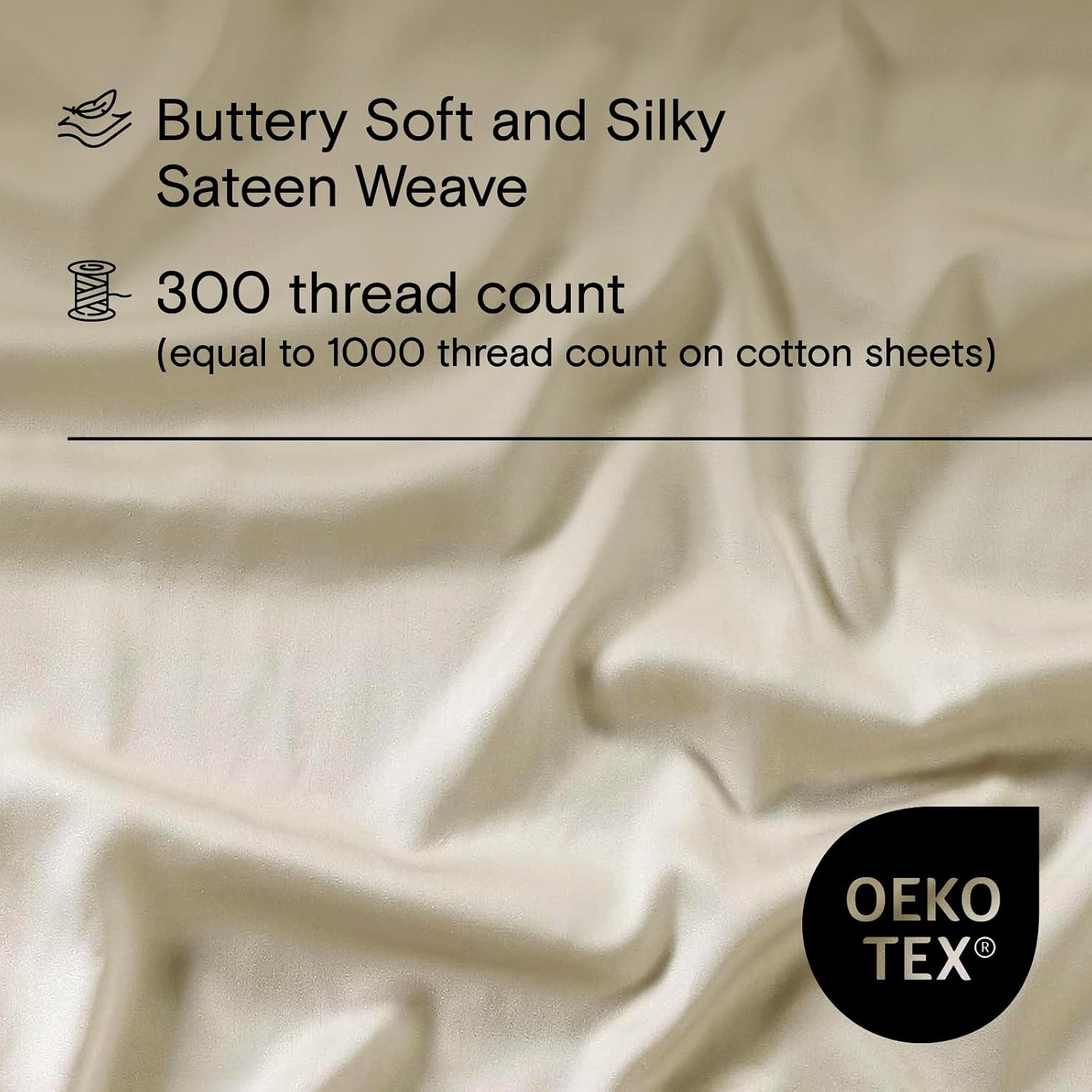 Sijo AiryWeight Tencel Sheet Set, 100% Lyocell Derived from Eucalyptus, Buttery Soft, Architectural Digest Best Cooling Sheets Winner - 4pc - 2 Pillowcases 1 Fitted 1 Top (Fog, Queen)
