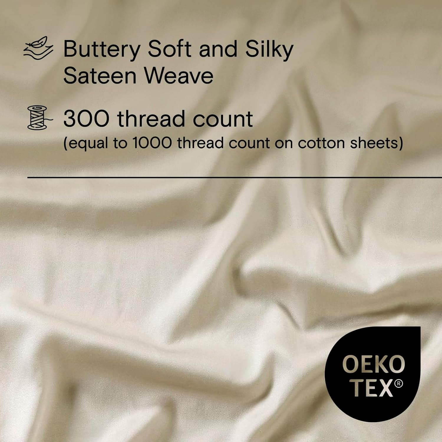 Sijo AiryWeight Tencel Sheet Set, 100% Lyocell Derived from Eucalyptus, Buttery Soft, Architectural Digest Best Cooling Sheets Winner - 4pc - 2 Pillowcases 1 Fitted 1 Top (Fog, King)