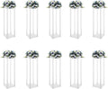 10Pcs Acrylic Flower Vase, 23.62 inch Clear Flower Vases for Centerpieces, Acrylic Column Flower Container, Wedding Flower Stand for Anniversary Celebration