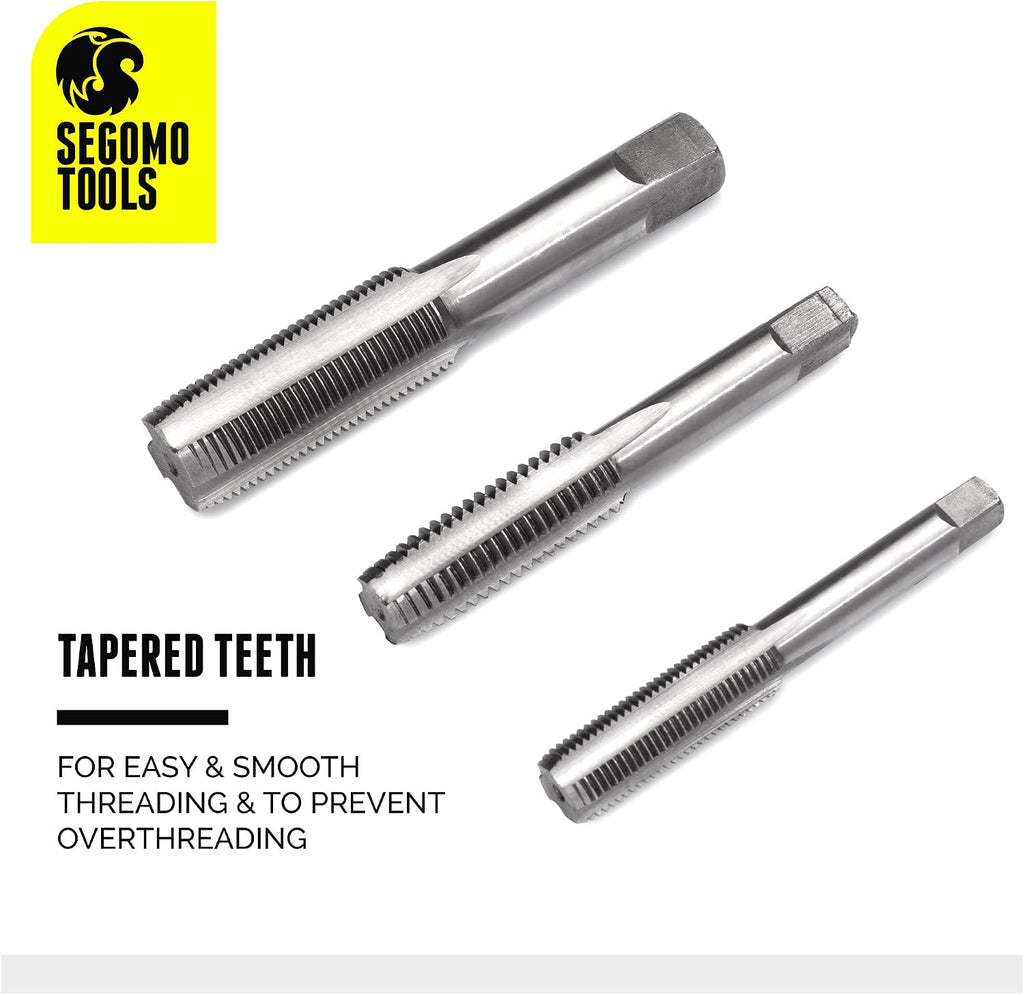 Metric & SAE 261 Piece HSS Drill Thread Repair Kit & 110 Piece Tap & Die Tool Set Bundle - THREAD261-110SAE