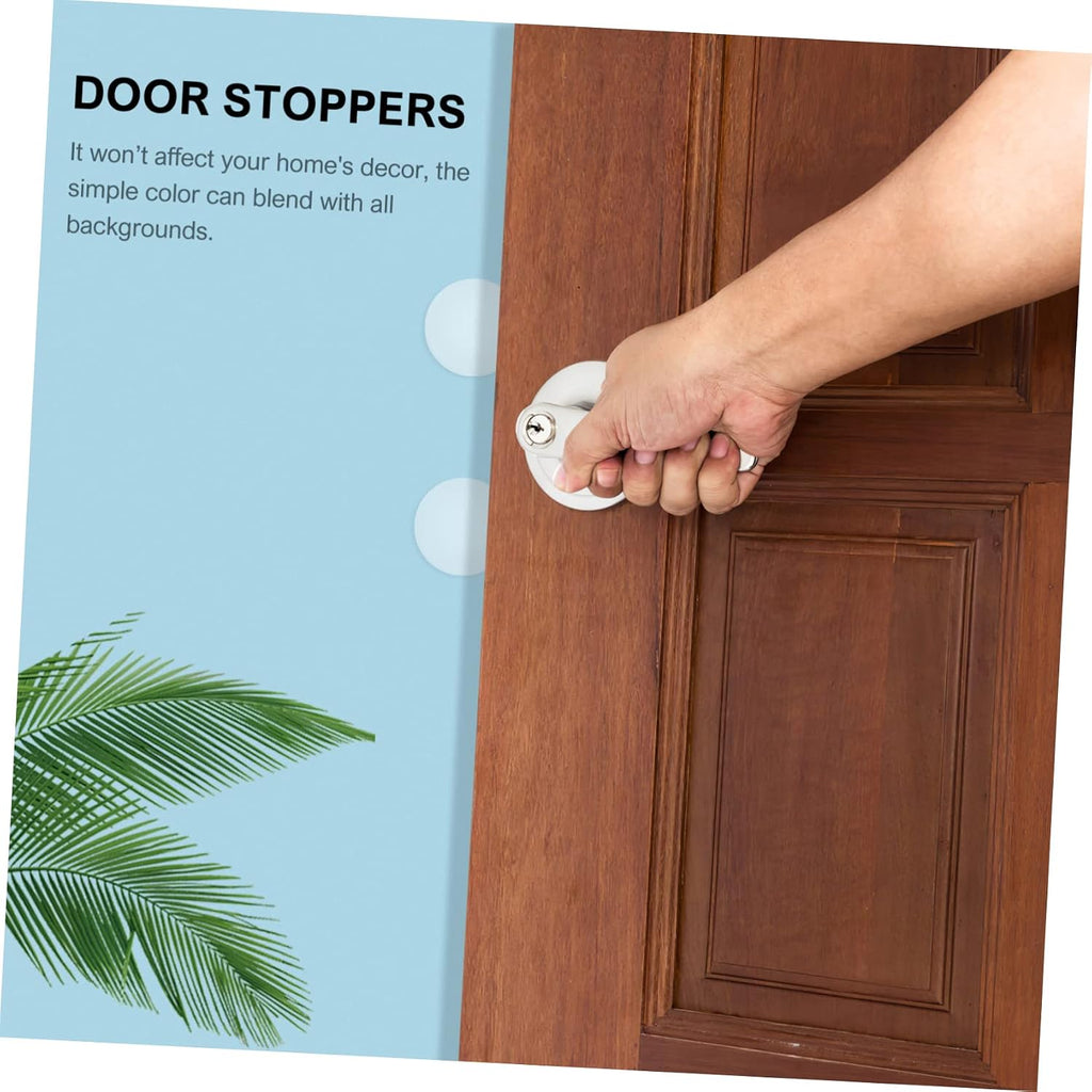 32 Pcs Door Handle Bumper Magnetic Door Stop Wall Door Stopper Clear Door Stopper Adhesive Silicone Door Stopper Door Bumper Silicone Bumpers Door Sticker Washable Soft Silicone Pu (transparentx2