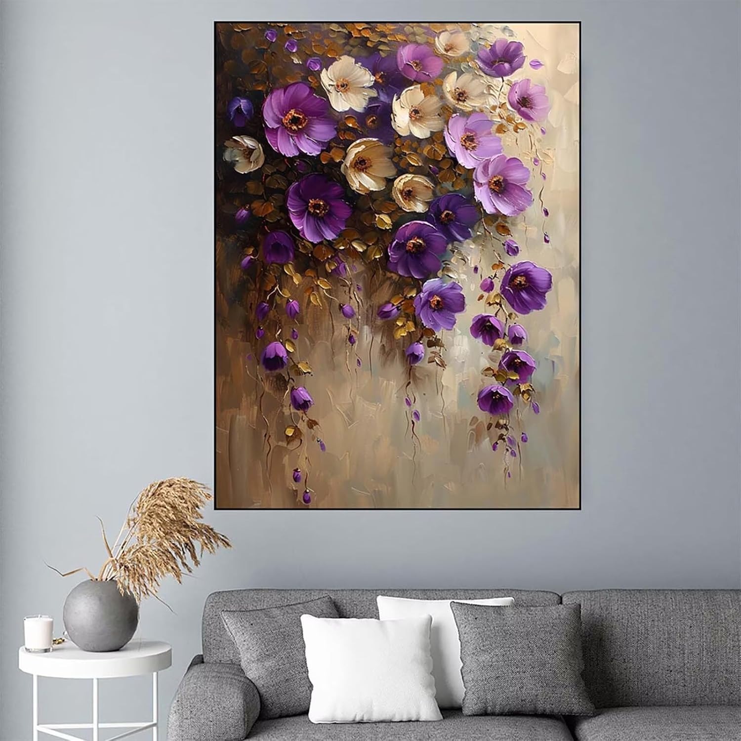 Diamond Art Magnolia Diamond Painting Flower Dimond Art Painting for Adults Beginners, 5D Crystal Gem Crafts Mosaic Kits for Adults Hobbies for Women Gifts, Room Decor, 36 x 48 Inch Canvas -zjn25066O