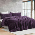 Byourbed Wriggle with It - Coma Inducer® Oversized Queen Comforter Set - Darkest Possible Purple