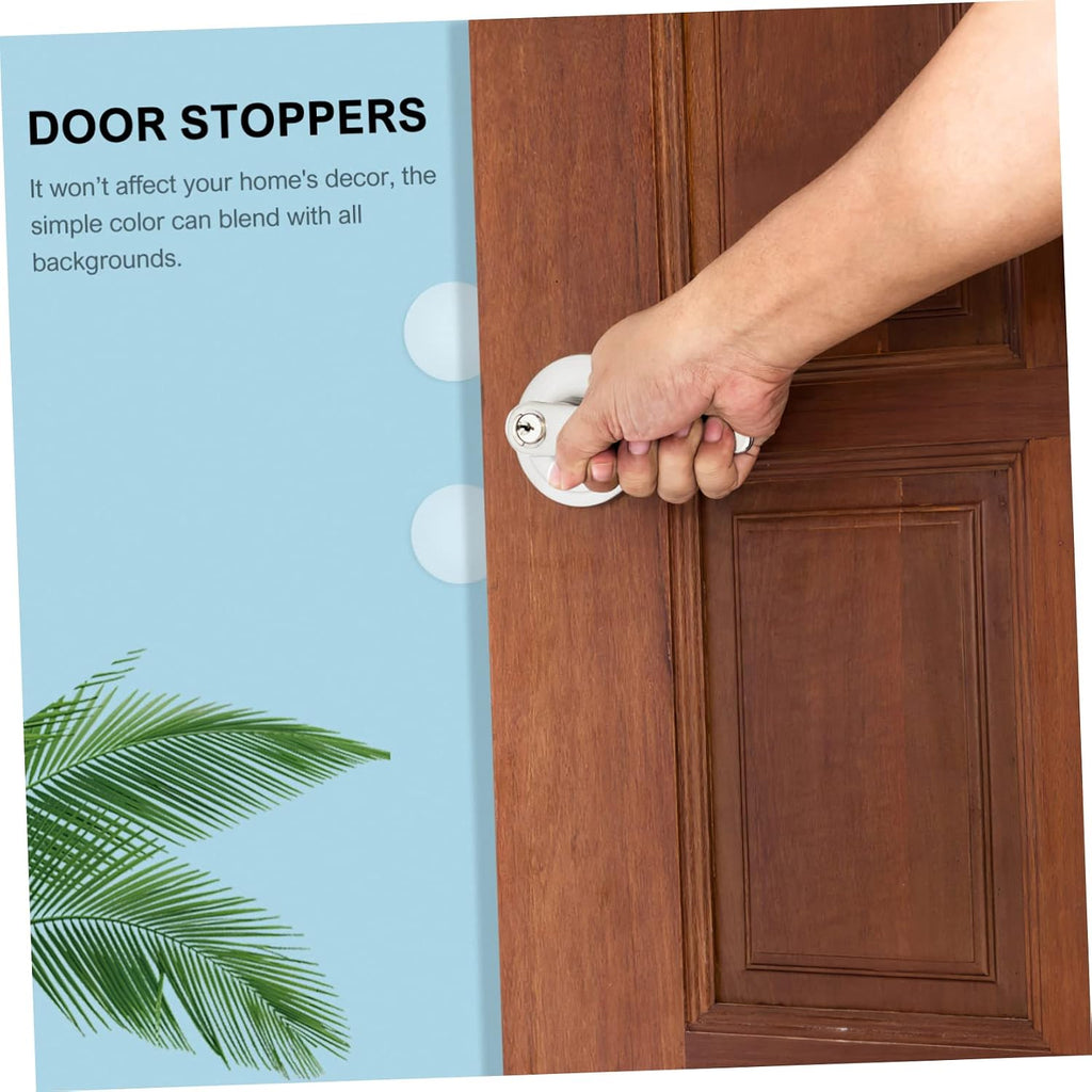 32 Pcs Door Handle Bumper Magnetic Door Stop Wall Door Stopper Clear Door Stopper Adhesive Silicone Door Stopper Door Bumper Silicone Bumpers Door Sticker Washable Soft Silicone Pu (transparentx2