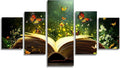 Dream Diamond Art 5 Piece Diamond Painting Butterfly 5D DIY Full Square Drill Dimond Art Paintings Crystal Crafts for Adults Gem Painting for Home Decor, Large Artwork for Wall 40 x 80 Inch, Model372