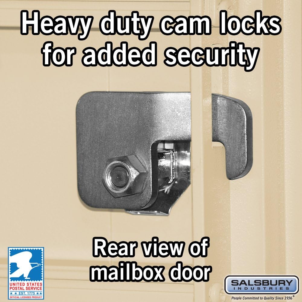 Salsbury Industries 3308SAN-U 8 A Size Doors, United States Postal Access Type I Cluster Box Unit, Sandstone