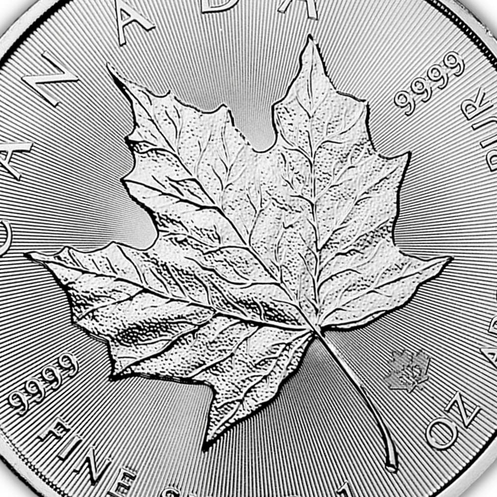1988 - Present (Random Year) 1 oz Canadian Silver Maple Leaf Coin Brilliant Uncirculated with Certificate of Authenticity $5 Seller BU