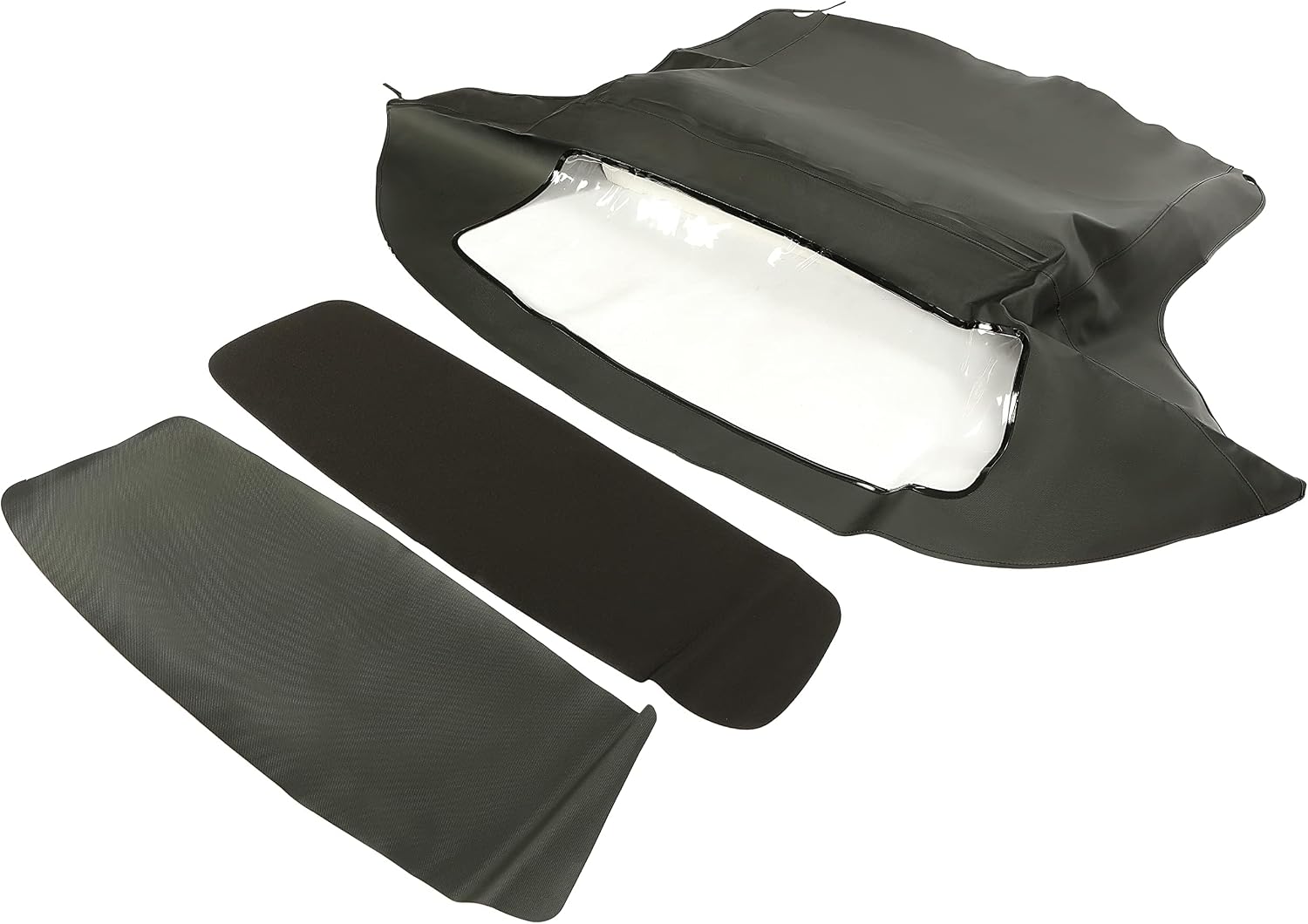 Kojem Convertible Soft Top Roof Cover Compatible with 1996-2002 BMW Z3 & M Roadster Convertibles Black with Plastic Window Replace for 54318411121 BM-33902 BM33902