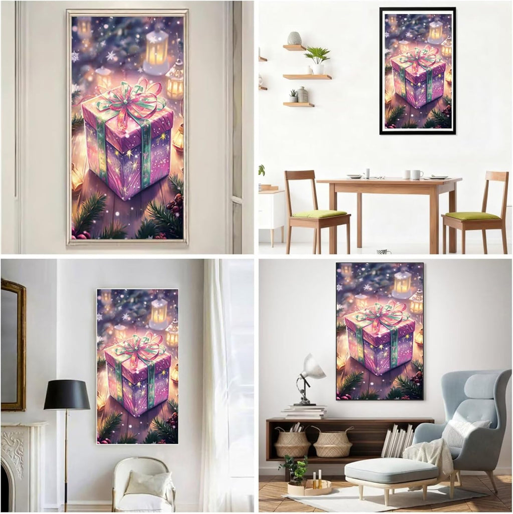 Diamond Art Kits for Adults Gift Diamond Painting Kits, 5D DIY Round Christmas Full Drill Dimond Art Paintings Rhinestones Crafts for Adults for Gift Home Wall Decor, Large Size 36 x 72 Inch, Model717