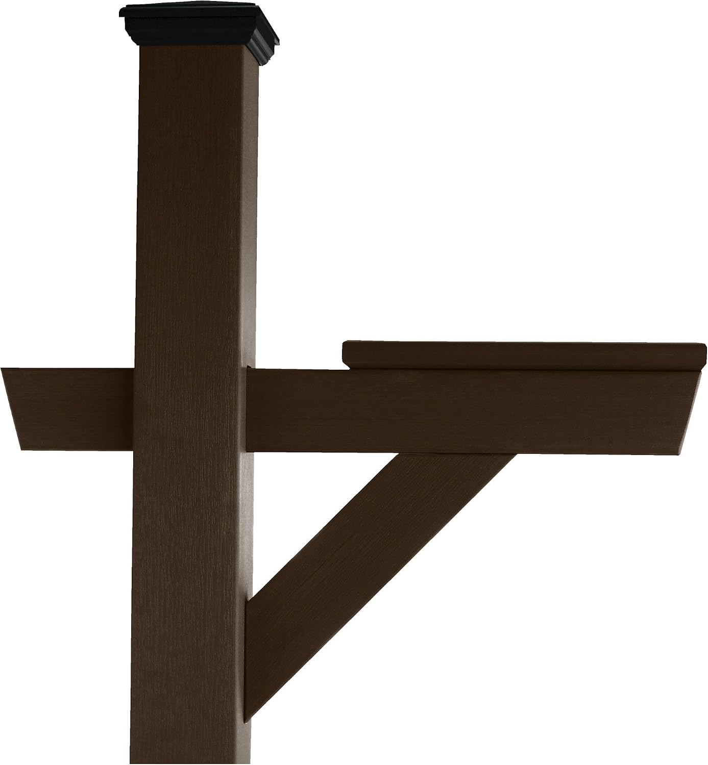 Highwood AD-MLBX1-ACE Hazelton Mailbox Post, Weathered Acorn