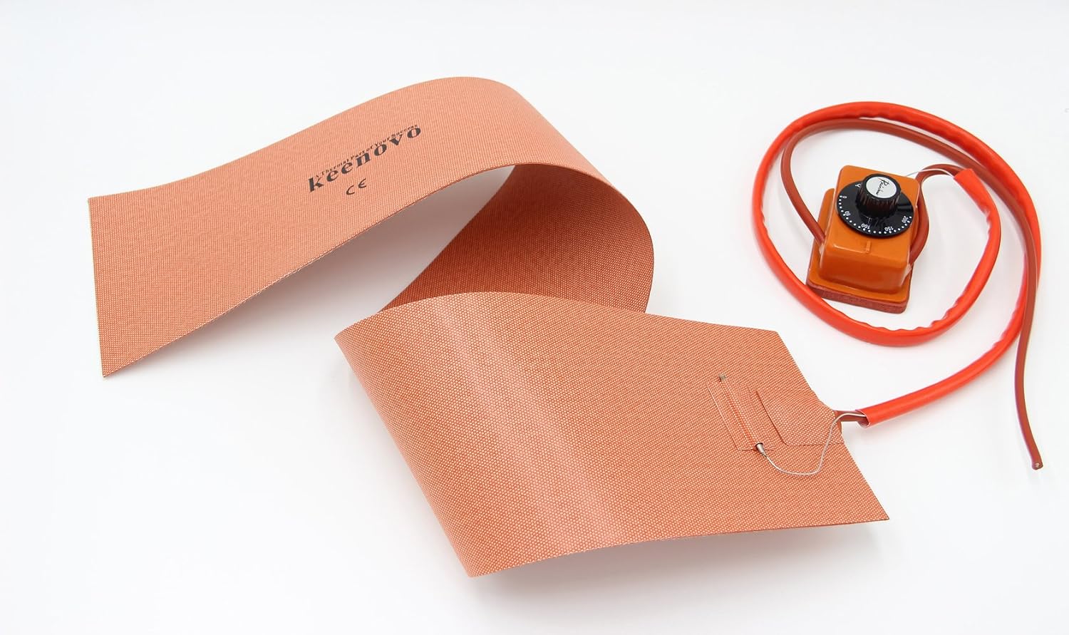 6' X 36' 650W 120V w/Rainbow Thermostat ~200 Deg C KEENOVO Silicone Heater Heat Blanket for Musical Instrument Guitar Side Bending Machines, Custom Design Welcome