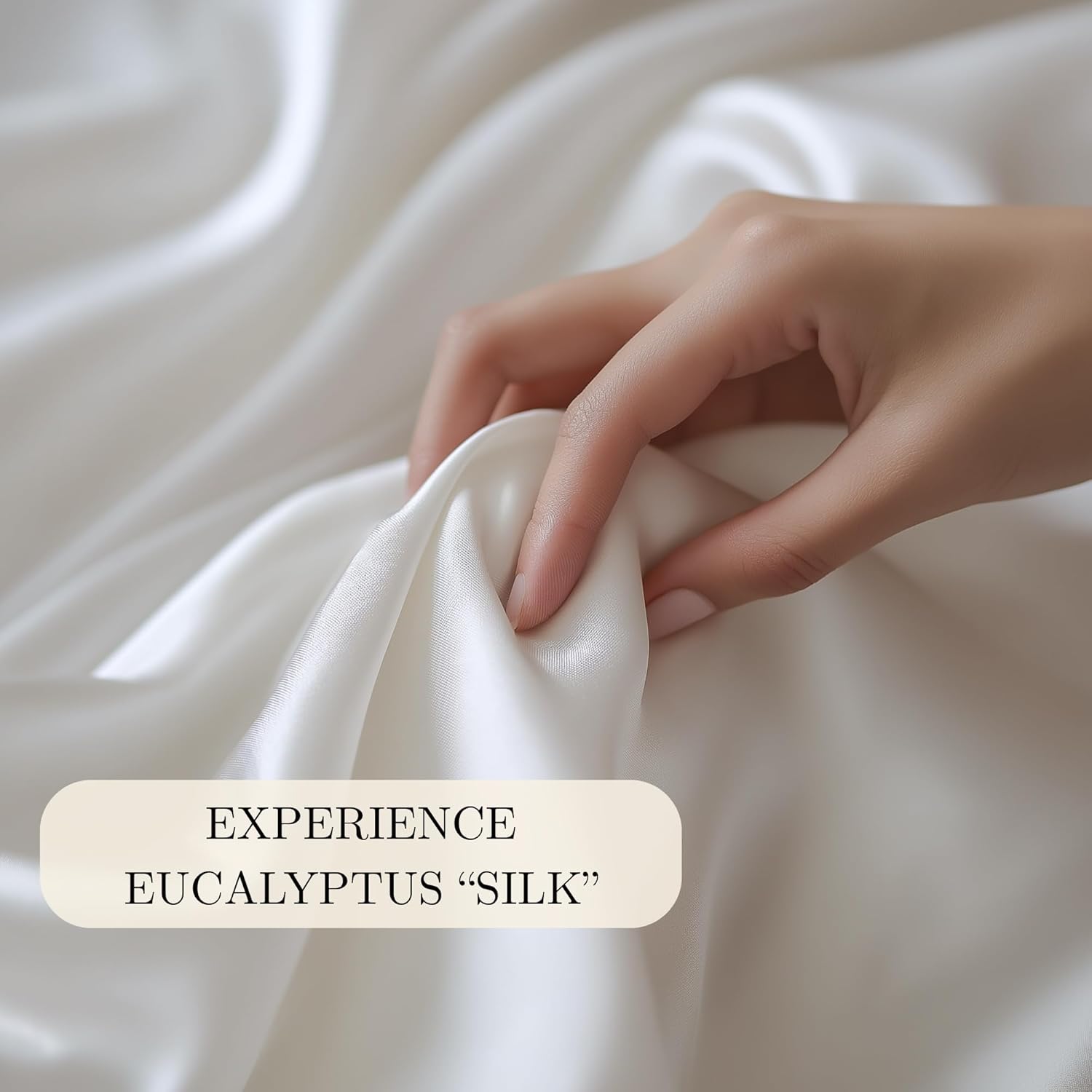 CASILVA Eucalyptus Sheets - Infused with Silver for Anti-Odor, Softer Than Silk Fibers, More Cooling Than Cotton - Perfect for Hot Sleepers & Sensitive Skin - 100% Tencel Lyocell - Queen Sheet Set