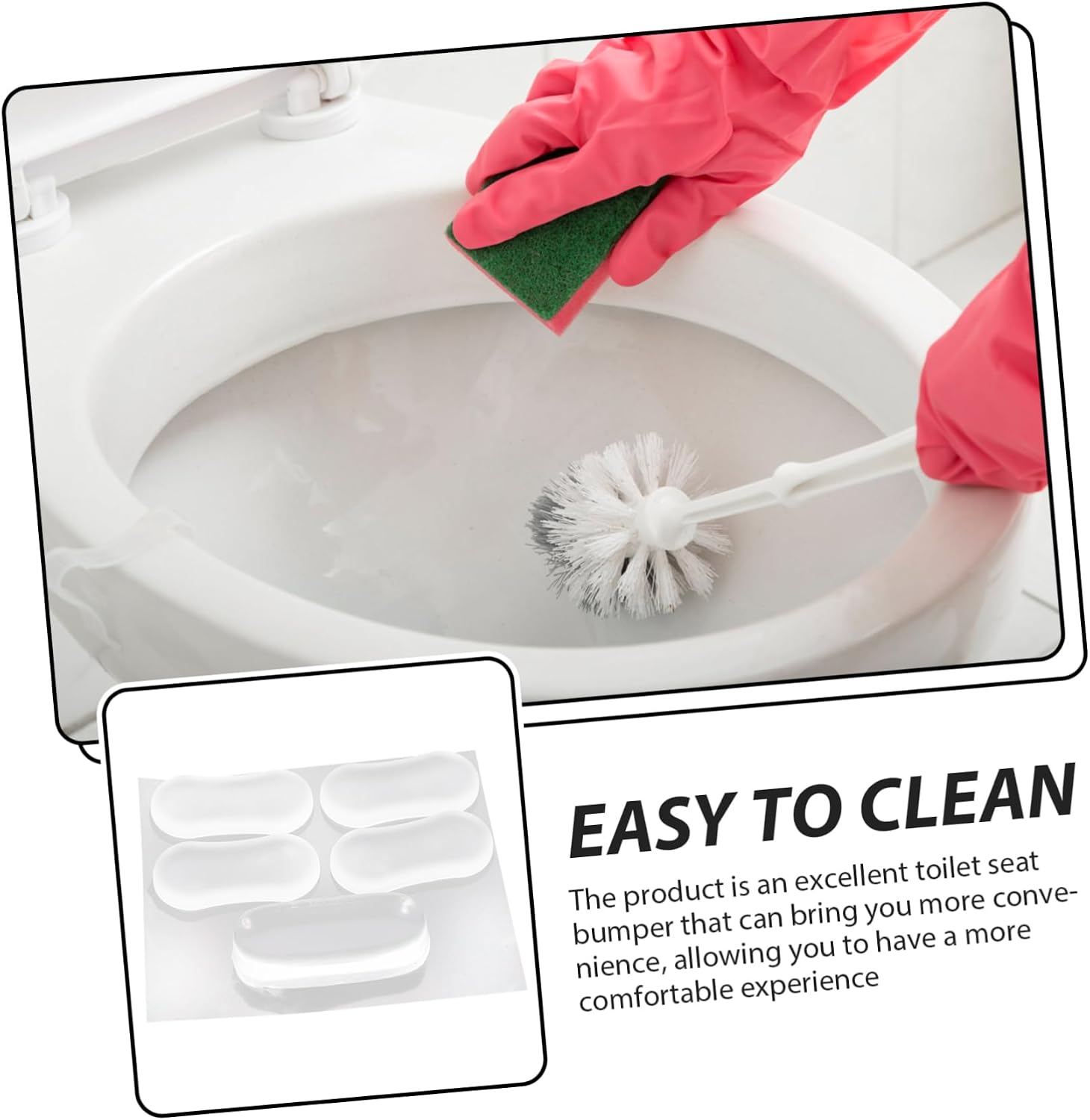 Uonlytech 100 Pcs Toilet Seat Cushion Drawer Stops Clear Cabinet Door Bumper Silicone Cabinet Bumpers Clear Bumper Toilet Bumper Bidet Bumper Attachment Bumper Pads Drawer Bumpers (As Shownx4pcs )