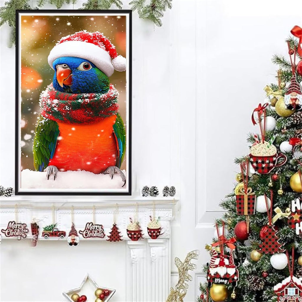 Diamond Art Kits for Adults Parrot Diamond Painting Kits, 5D DIY Square Snow Full Drill Dimond Art Paintings Crystal Rhinestones Crafts for Adults for Home Wall Decor, Large Size 36 x 72 Inch,Model666