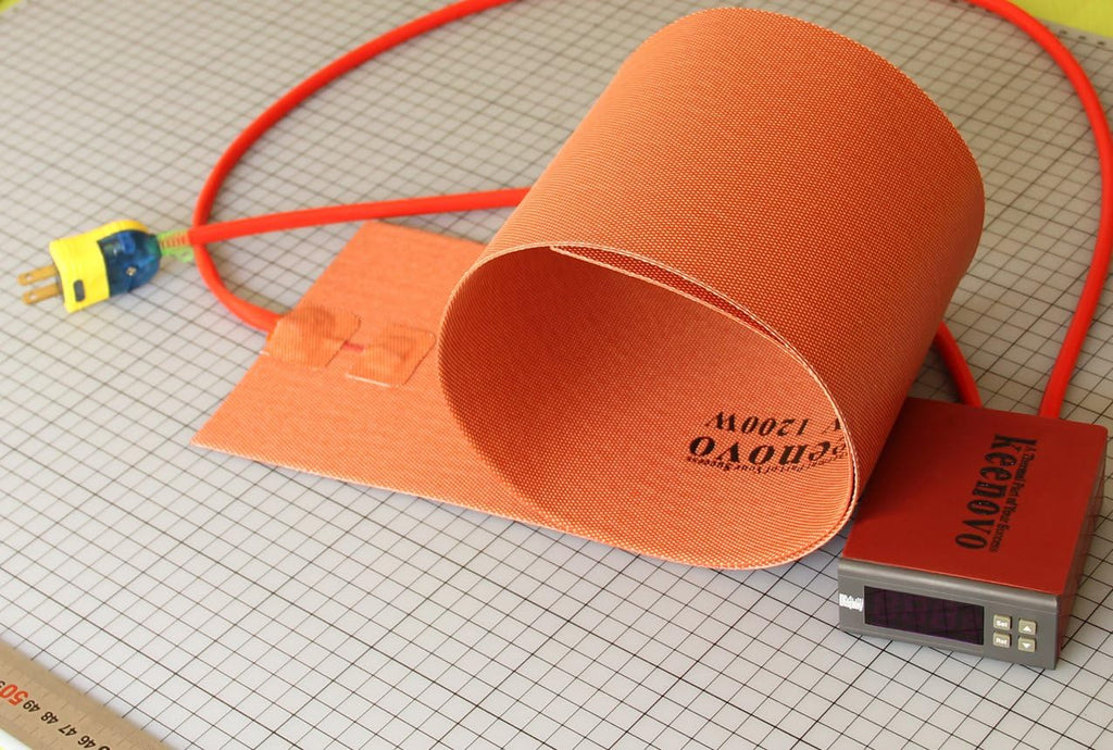 6' X 36' 1200W@120V KEENOVO Silicone Heater Blanket for Musical Instrument Guitar Side Bending/Molding w/Digital Thermostat Controller
