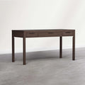 SIMPLIHOME Hollander Desk - 60 Inch Wide Solid Wood Writing Desk in Dark Brown Walnut, Contemporary Home Office Computer Table for Workspace or Study with 2 Drawers and Flip-Down Keyboard Tray