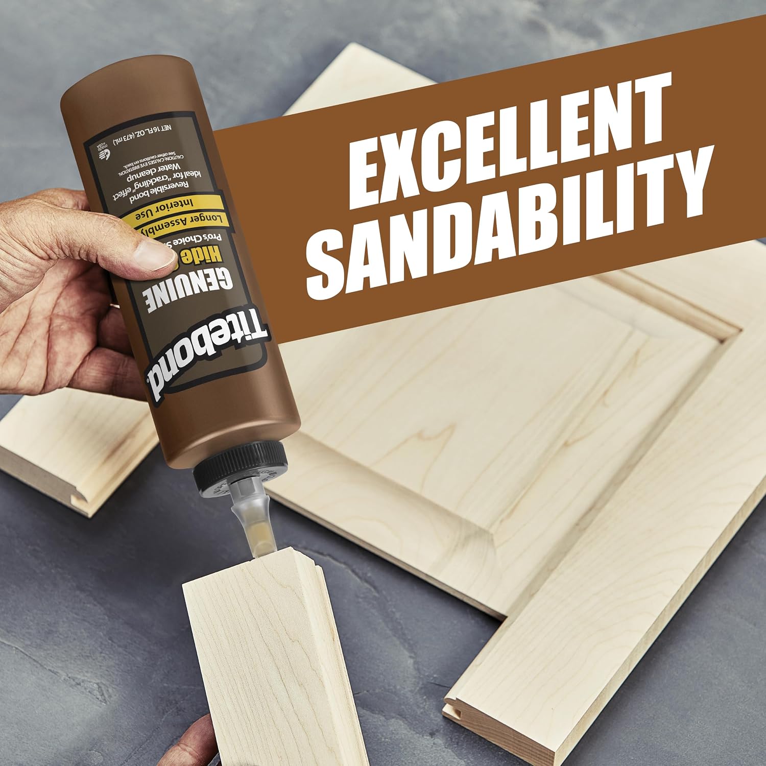 Titebond Genuine Hide Glue 8 Oz. (12 Pack) – Adhesive for Fine Furniture, Antique Restoration, Musical Instruments, Slow Set, Creep-Resistant, Creates Crackling Effect on Wood – 5013