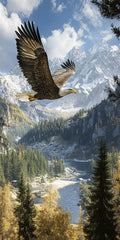 Diamond Art Kits for Adults Eagle Diamond Painting Kits, 5D DIY Square Animal Full Drill Dimond Art Paintings Rhinestones Crafts for Adults for Gift Home Wall Decor, Large Size 40 x 80 Inch, Model816