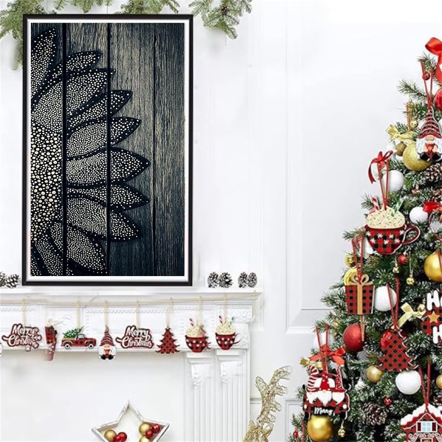 Diamond Art Kits for Adults Sunflower Diamond Painting Kits, 5D DIY Round Flower Full Drill Dimond Art Paintings Crystal Crafts for Adults for Gift Home Wall Decor, Large Size 40 x 80 Inch, Model705