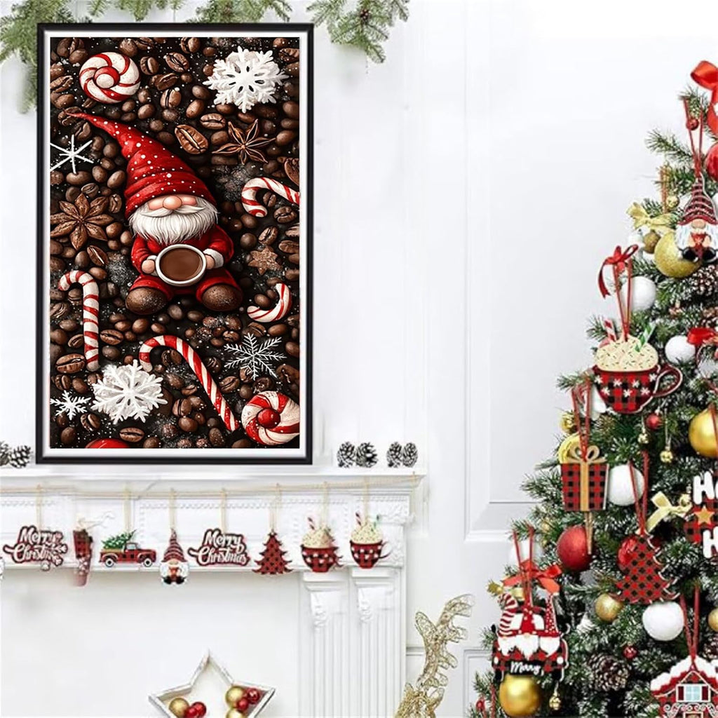 Diamond Art Kits for Adults Coffee Diamond Painting Kits, 5D DIY Round Christmas Full Drill Dimond Art Paintings Crystal Crafts for Adults for Gift Home Wall Decor, Large Size 36 x 72 Inch, Model969